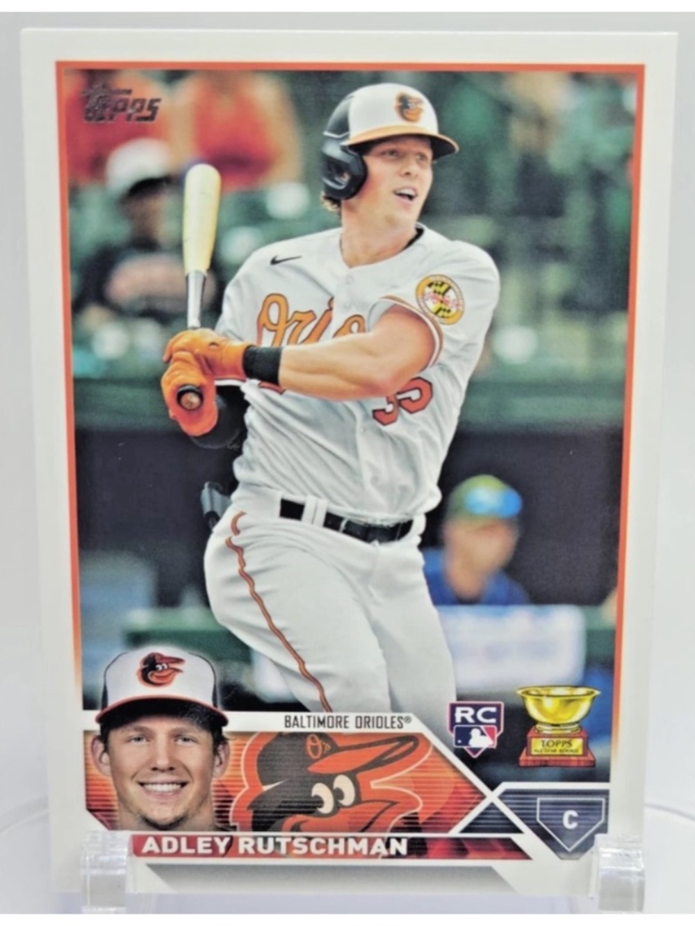 Adley Rutschman 2023 Baltimore Orioles Rookie RC Baseball Card